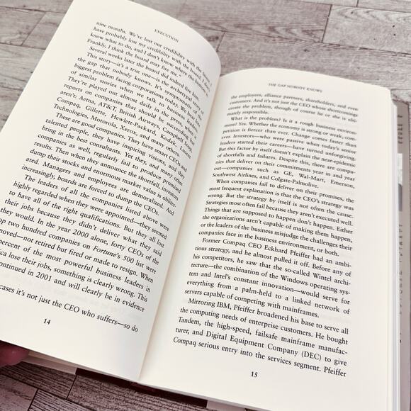 Execution: The Discipline of Getting‎ Things Done by Larry Bossidy, Ram Charan - Picture 9 of 15